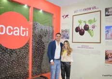 Ocati's Enmanuel van Voorthuizen and Daniela Manjarres, who are passion fruit growers and exporters.